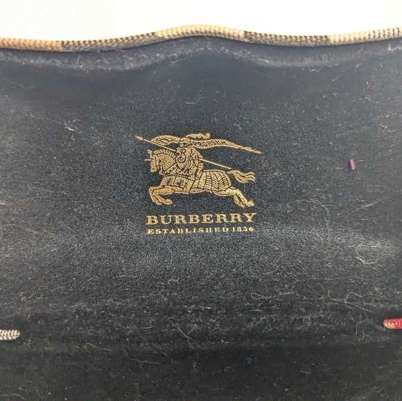 Burberry Glasses Case Gold Logo - Picture 7 of 9